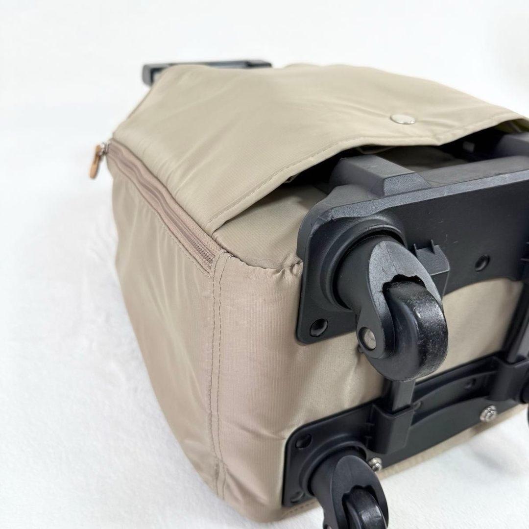 カナナプロジェクト キャリーバッグ キャリーケース 4輪 機内持込み可 ベージュ