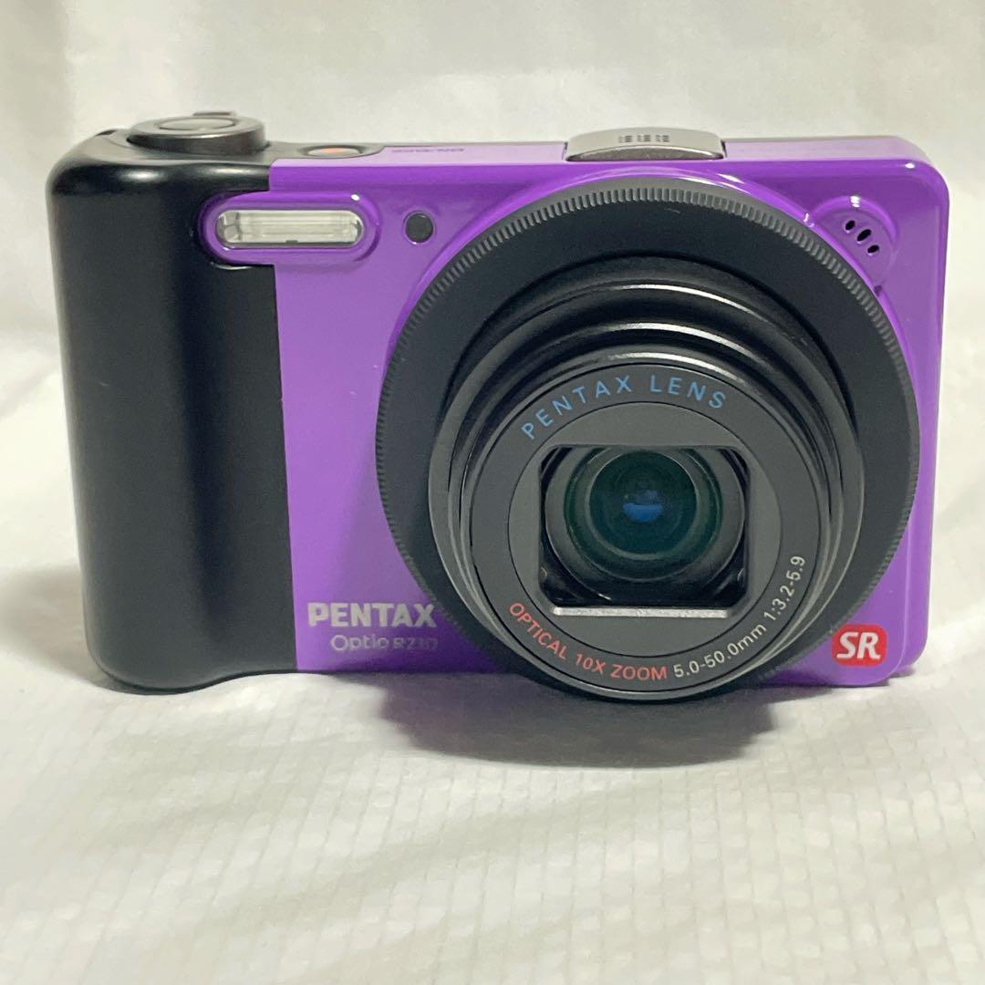 PENTAX Optio RZ10 デジタルカメラ デジカメ コンデジ 紫 元箱