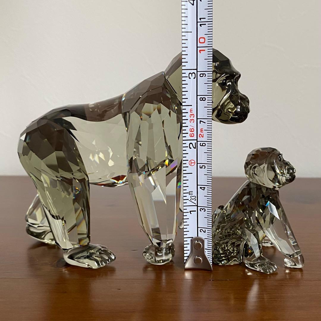 SWAROVSKI スワロフスキー クリスタル ゴリラ親子 ゴリラ 2009年