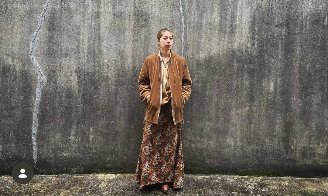 nowos プリントスカート　S