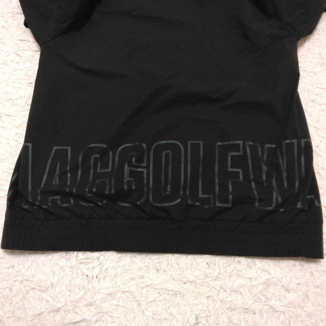 WAAC ワック 撥水ストレッチ アウター ブルゾン ブラック パーカー L