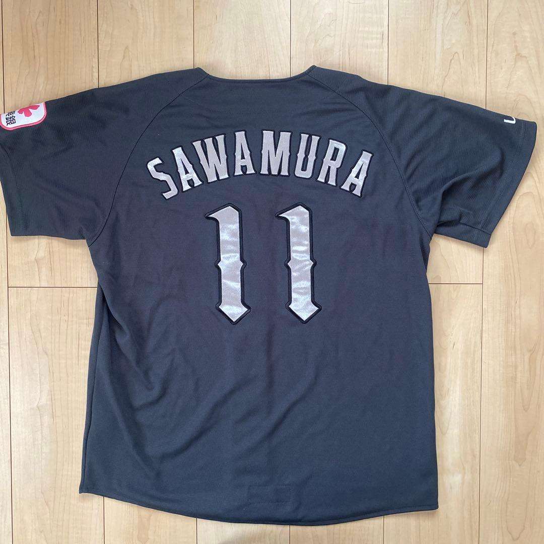 MIZUNO 千葉ロッテマリーンズ 澤村拓一 clm 11 ユニフォーム　M