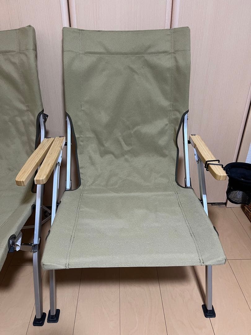 ローチェア 30　カーキ LV-091 2台　スノーピーク  peak