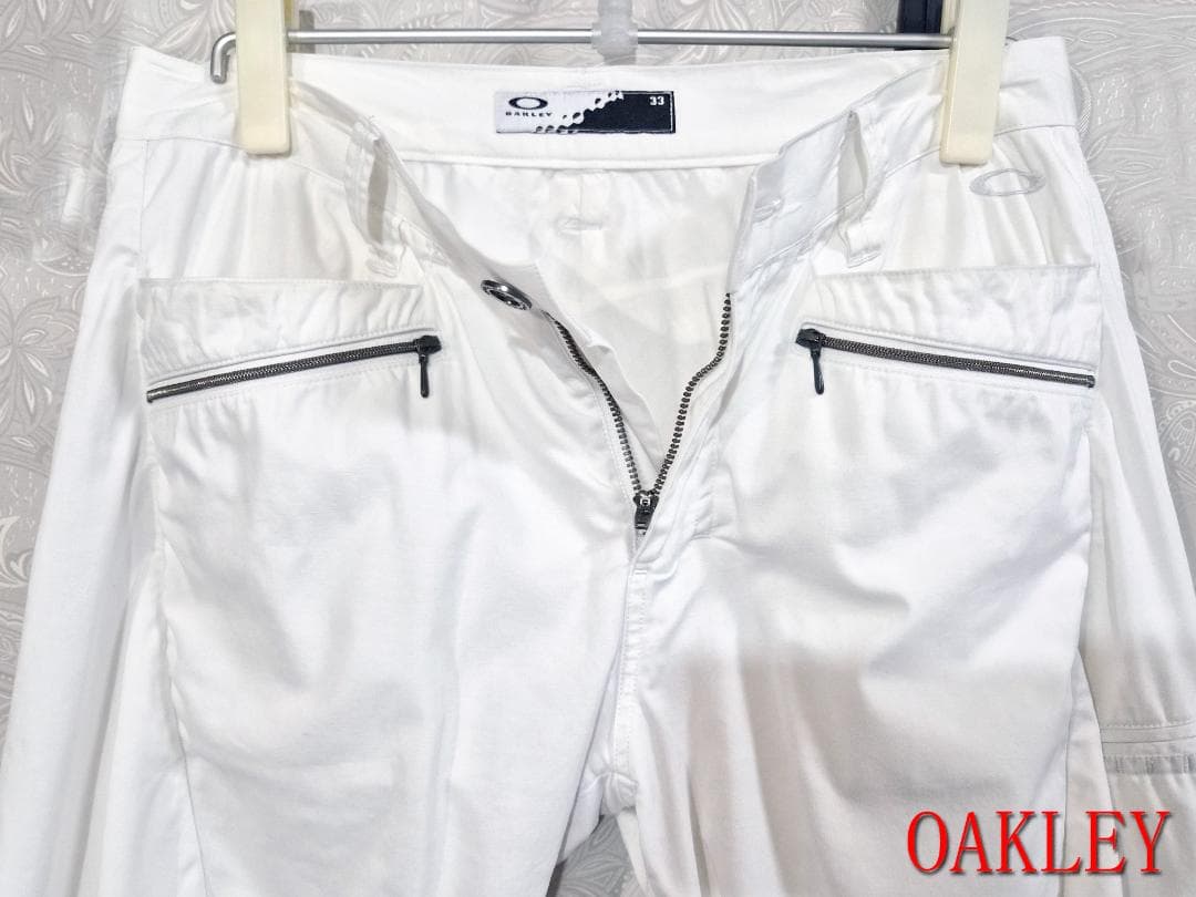 OAKLEY ゴルフ用パンツ 33 ホワイト