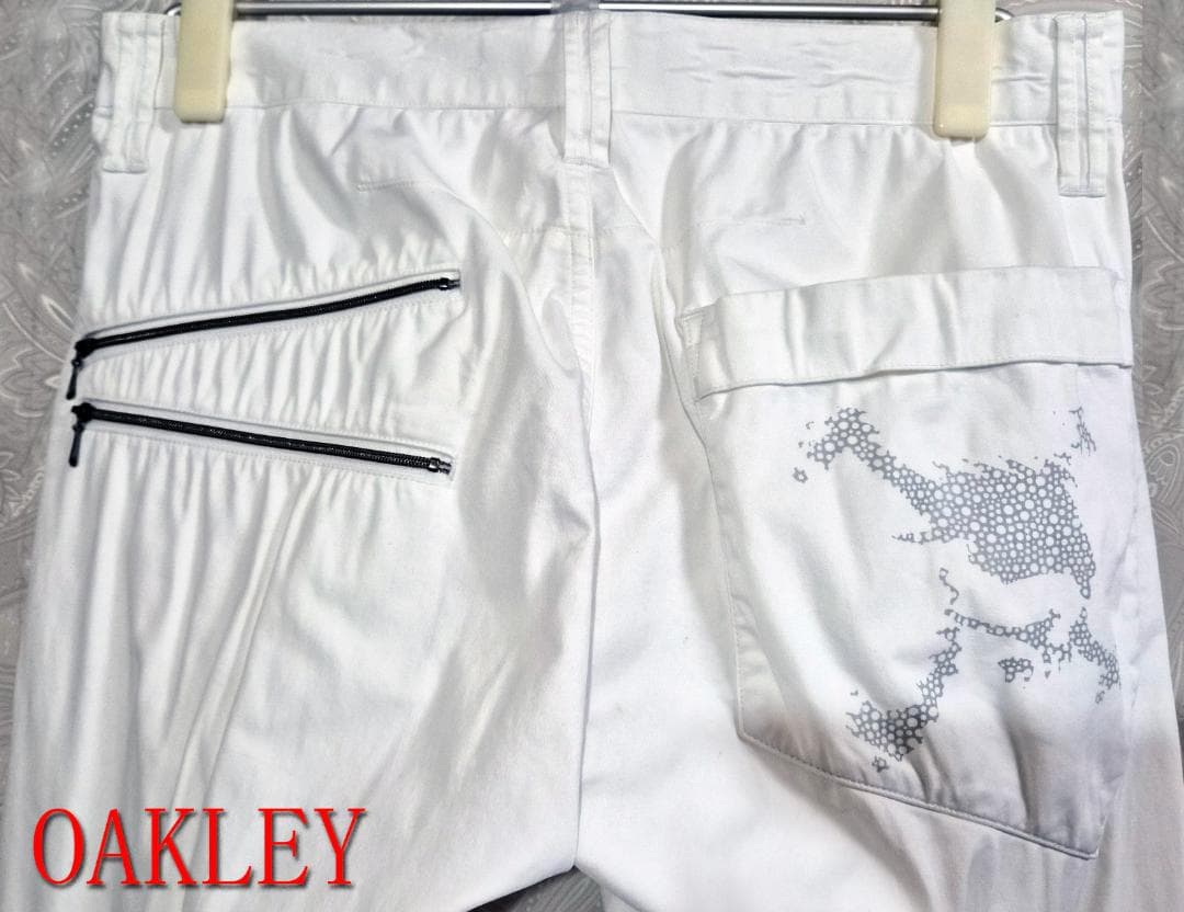 OAKLEY ゴルフ用パンツ 33 ホワイト