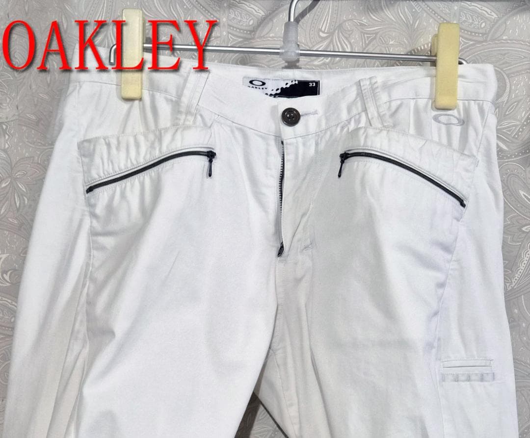 OAKLEY ゴルフ用パンツ 33 ホワイト
