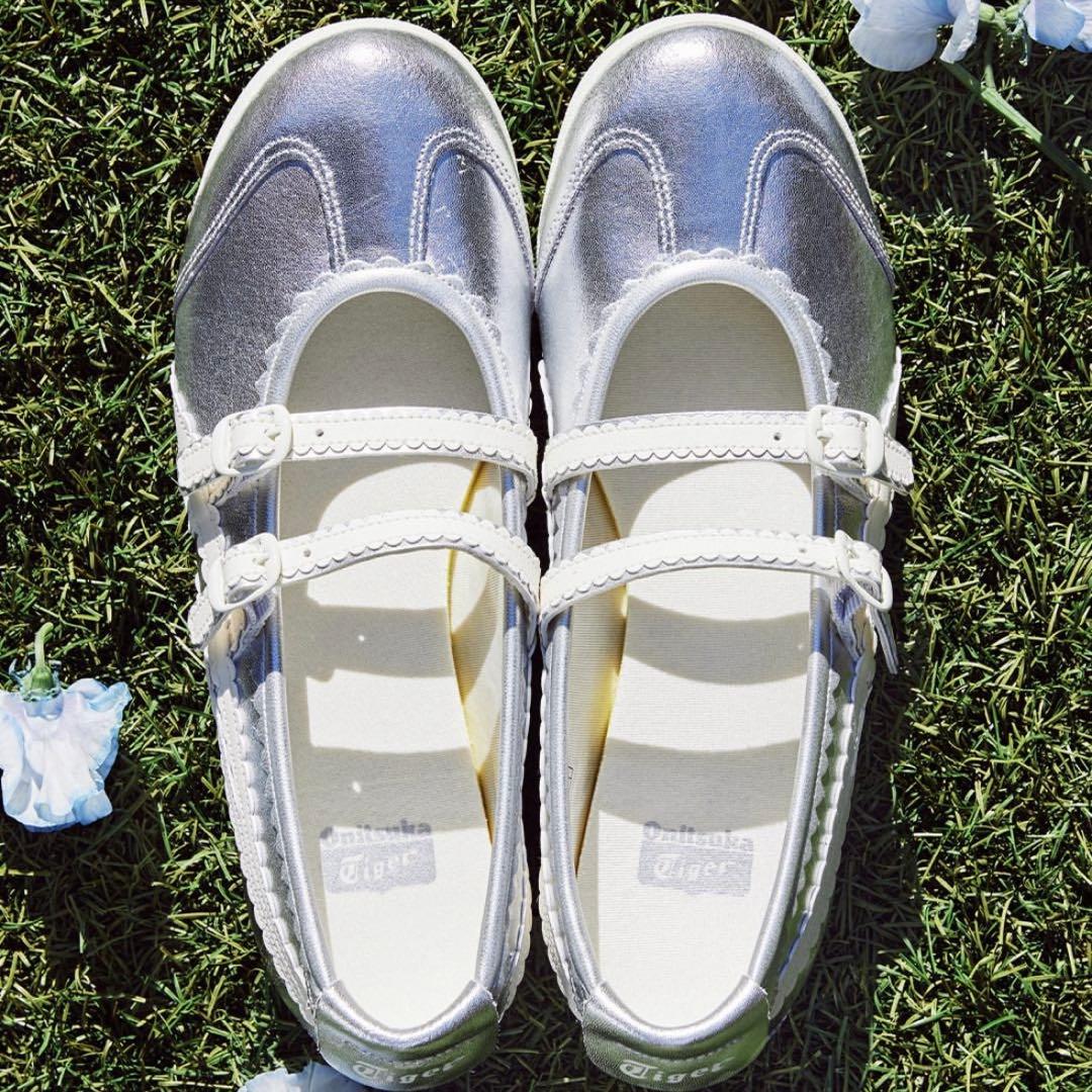 【美品】Onitsuka Tiger MEXICO 66 TGRS (シルバー)
