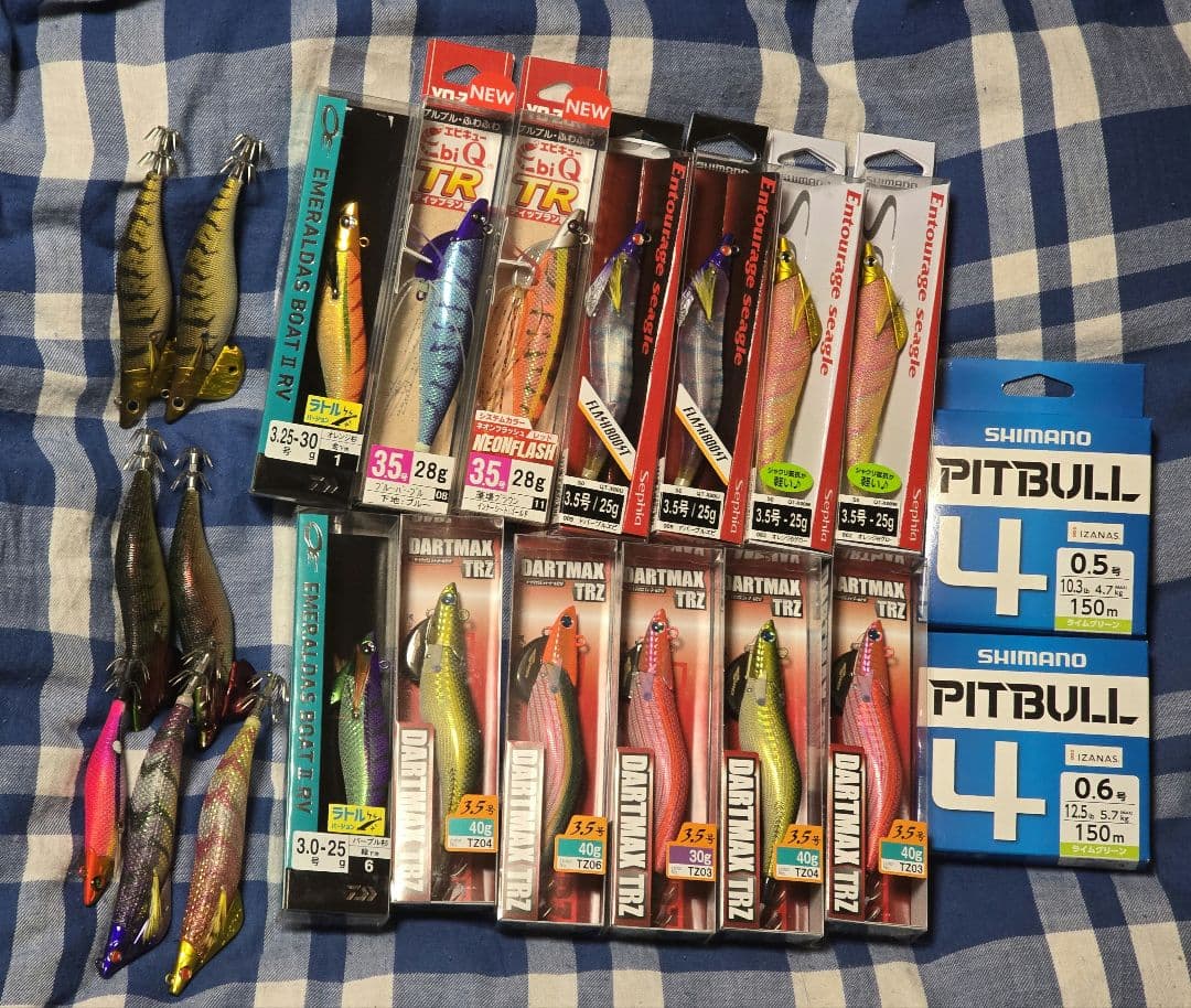 ダートマックスTRZ 他 ティップランエギ まとめ売り