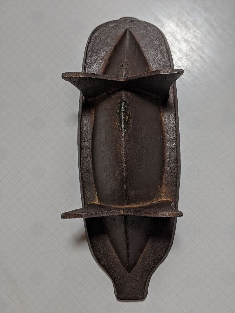 薬研 やげん 鉄製 漢方 粉砕 調剤道具 古民具アンティーク