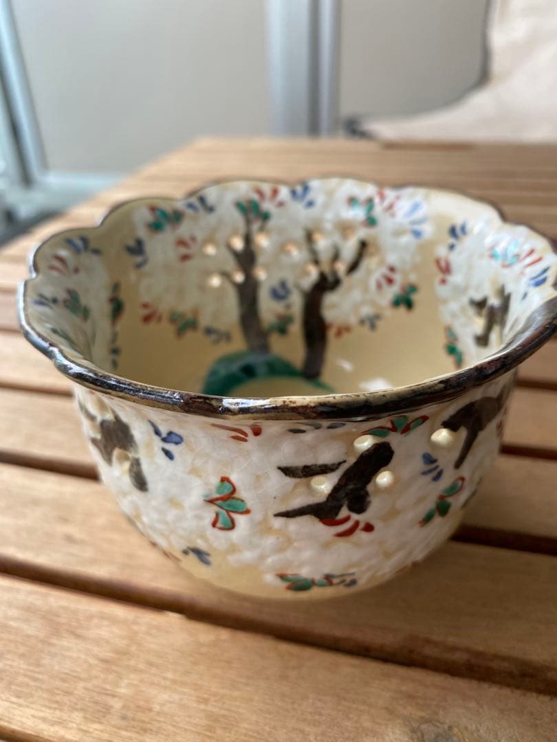 乾山写吉野桜向付15客 京焼 チロンマ