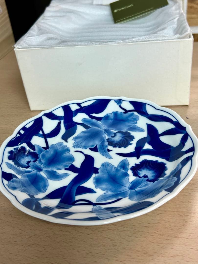 香蘭社　染カトレア　はなむけそう　しらかわ　湯呑み　まとめて