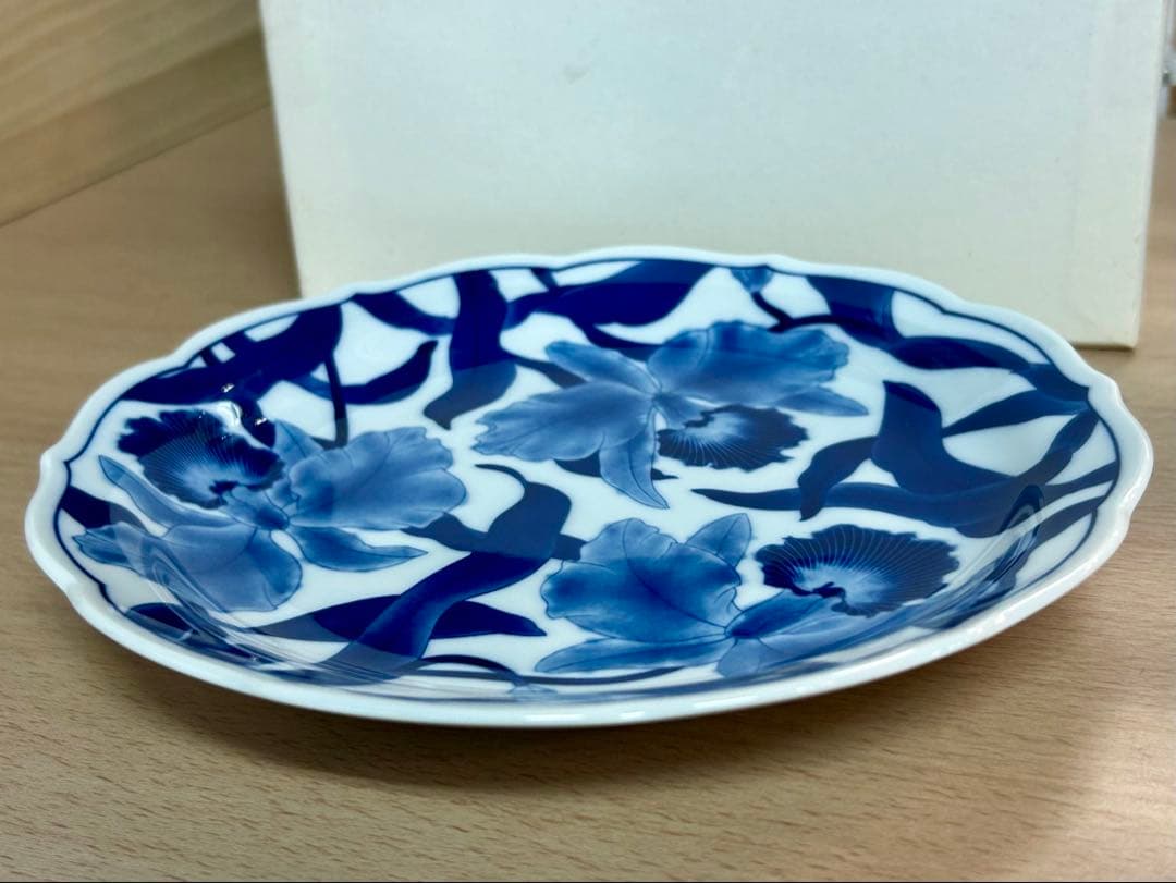 香蘭社　染カトレア　はなむけそう　しらかわ　湯呑み　まとめて