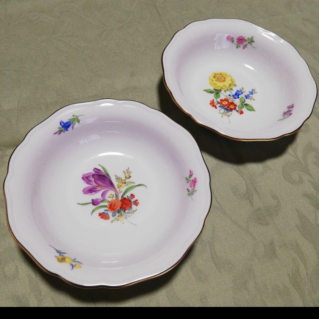 希少✨️ マイセン ベーシックフラワー 小鉢 深皿 ２枚セット 新品未使用