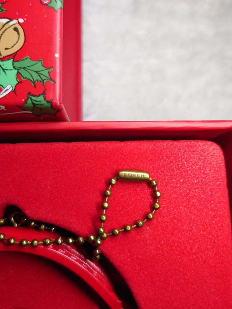 COACH　オーナメント　チャーム　クリスマス☆