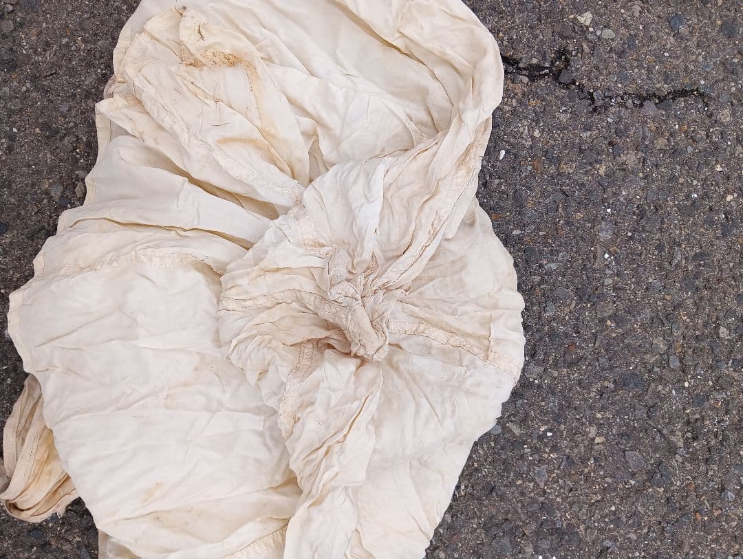 落下傘戦前戦時中パラシュート絹戦時資料戦争落下傘部隊布