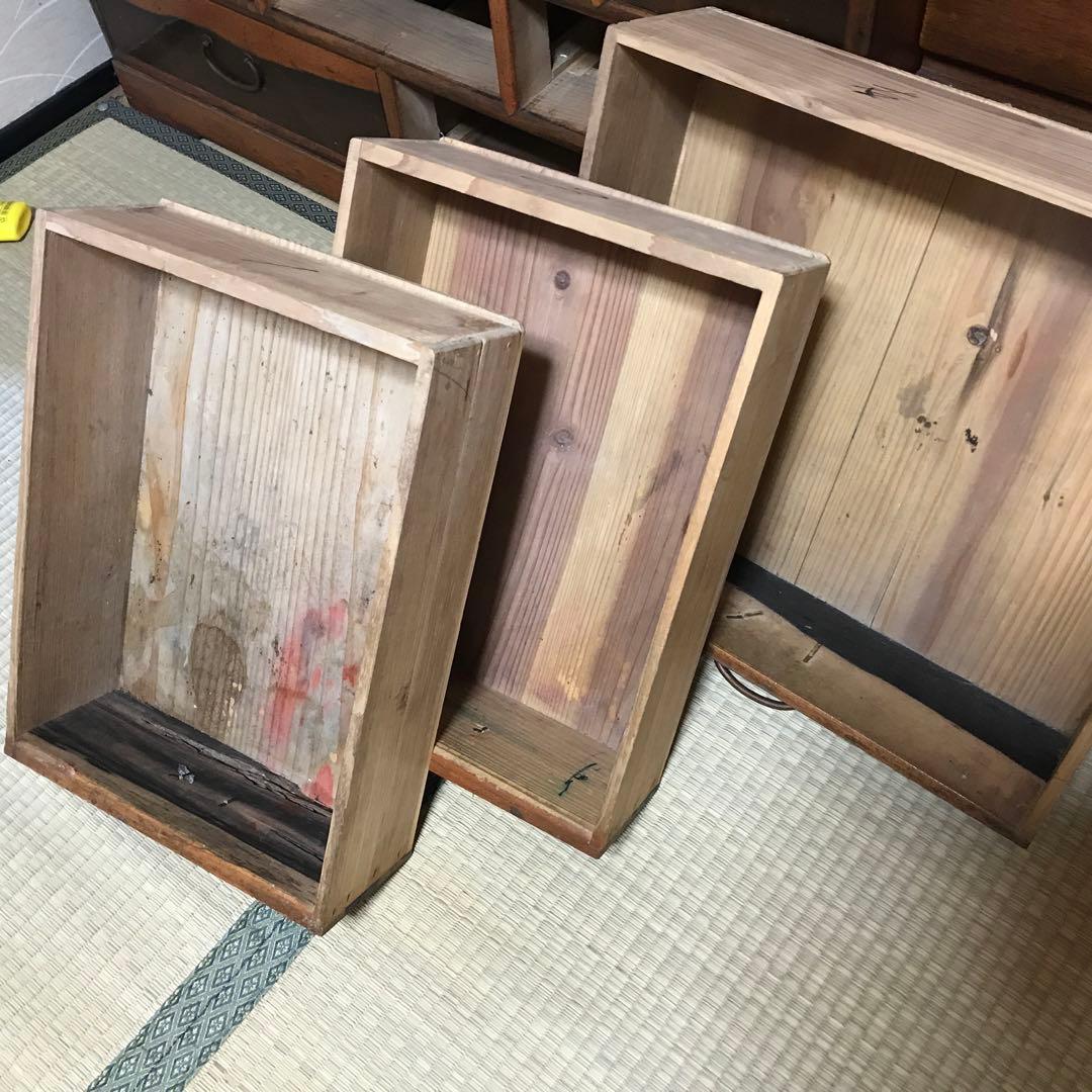 古い黒柿の茶ダンス、茶箪笥。