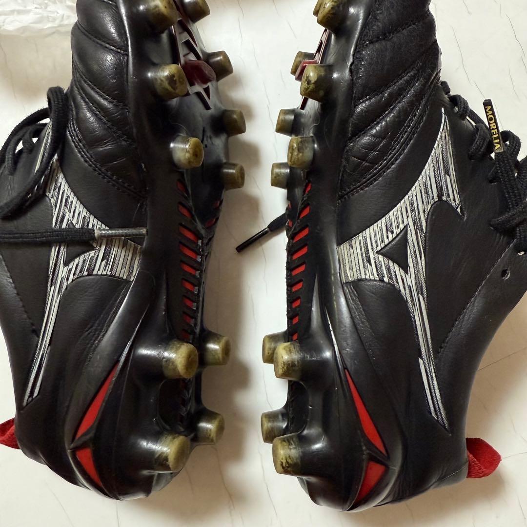 Ark 　Mizuno モレリアネオIV ブラックxレッド23cm