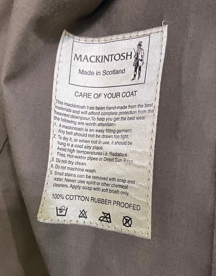 MACKINTOSH ステンカラーコート サイズ42