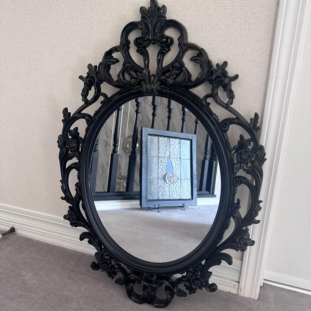 IKEA UNG DRILL ミラー ブラック 希少 廃盤 - メルカリ