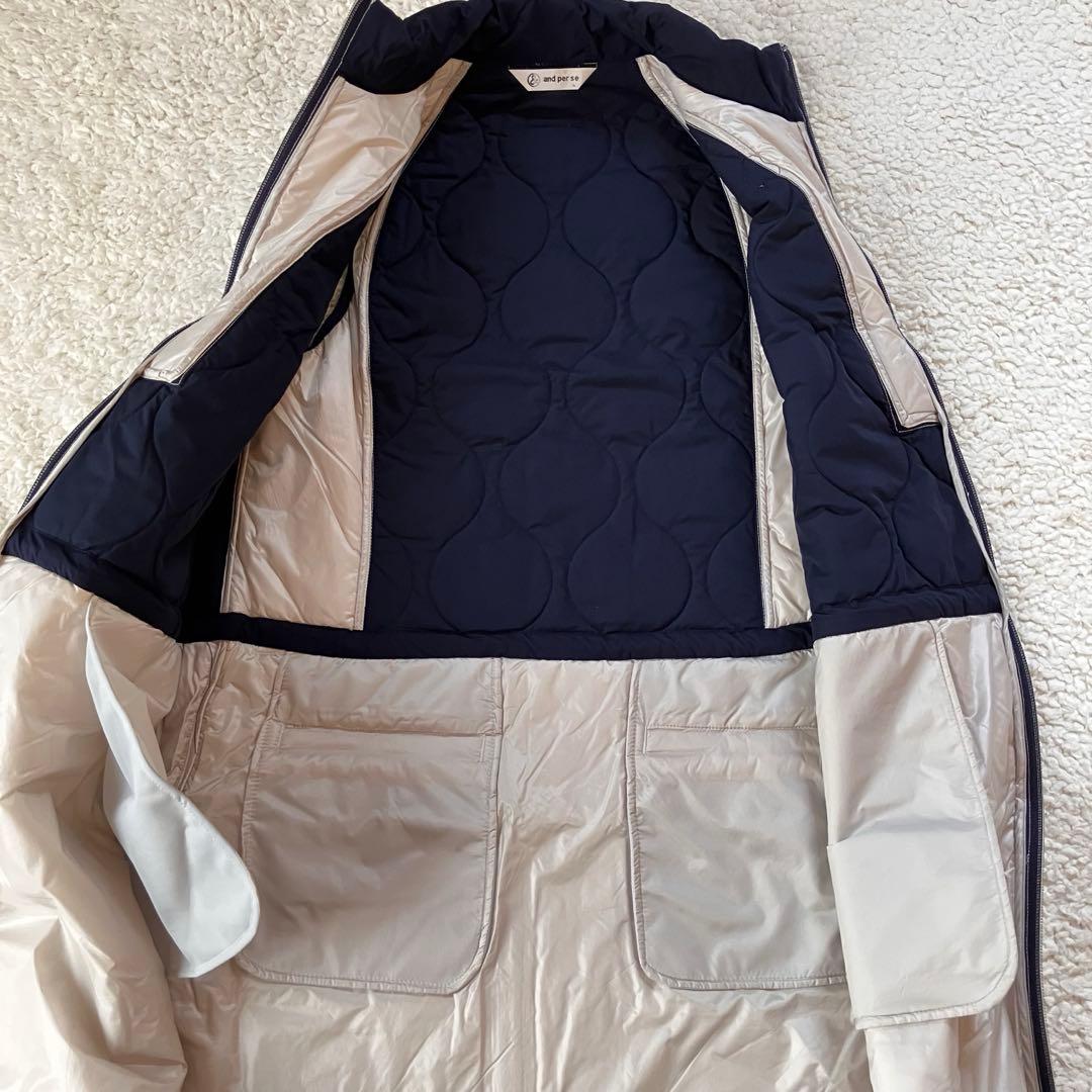 【36,300円新品】and per se 2023年モデル 中綿ワンピース　L