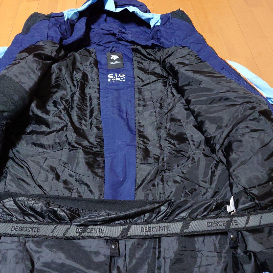 DESCENTE スキーウェア 青/紺