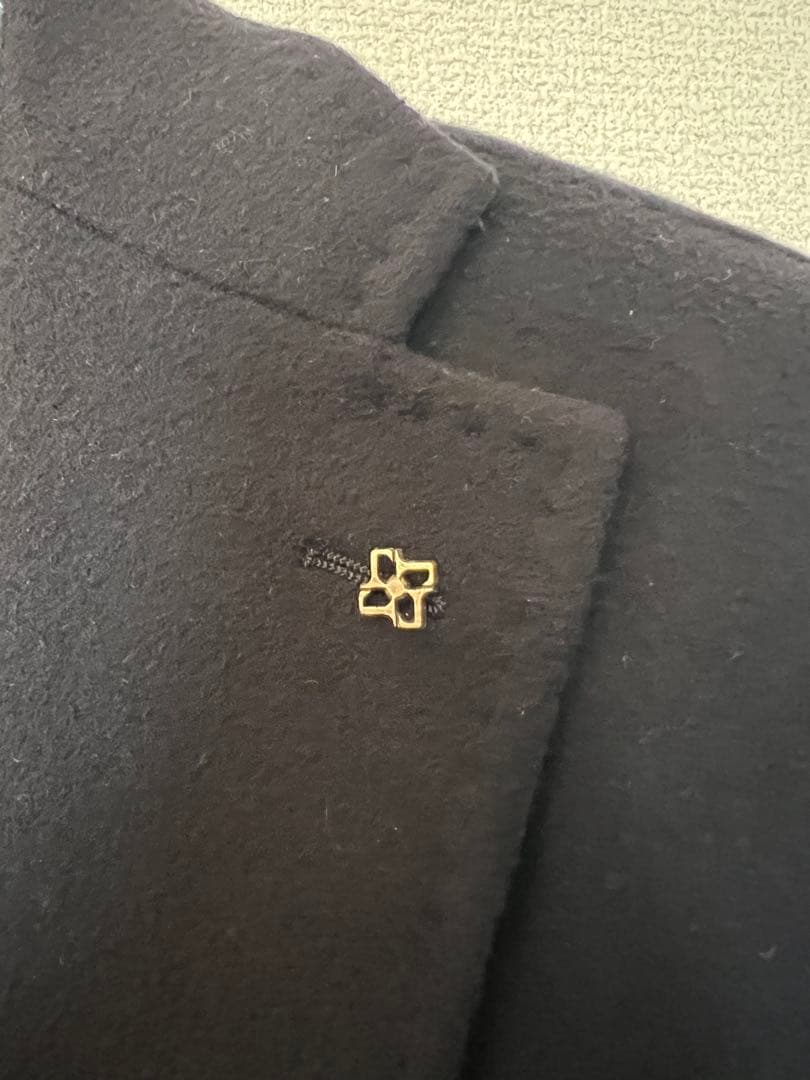 タリアトーレ　ネイビー　チェスターコート　サイズ48