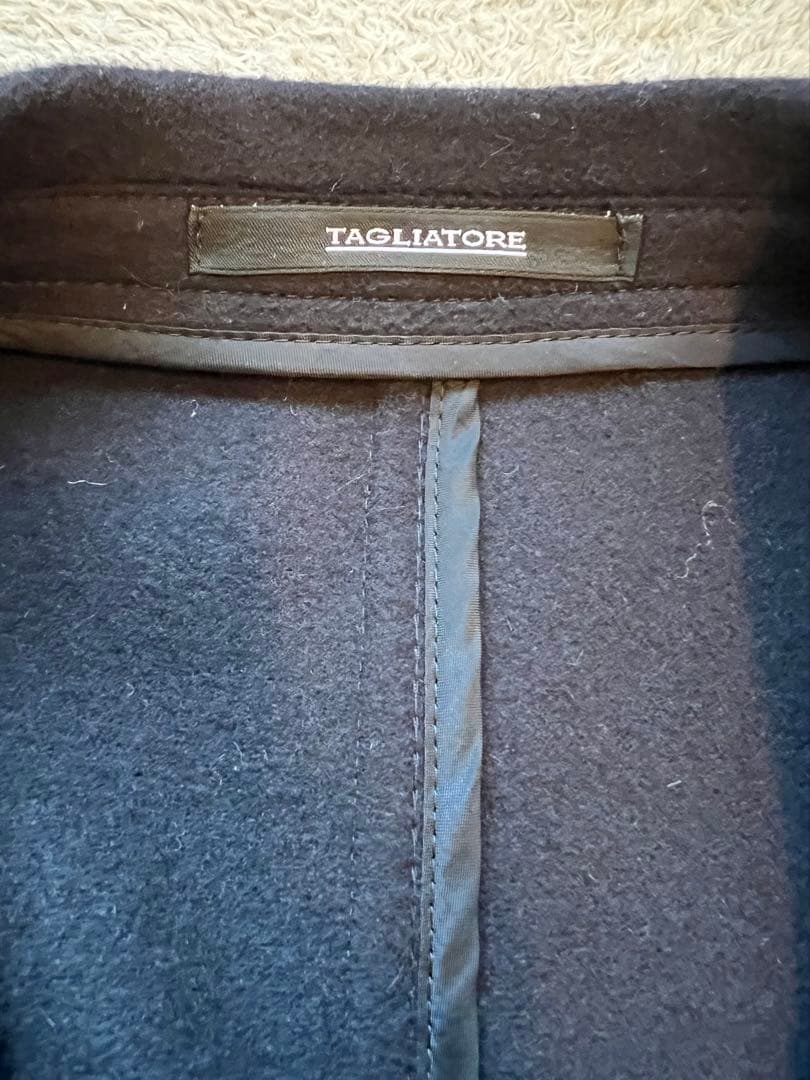 タリアトーレ　ネイビー　チェスターコート　サイズ48