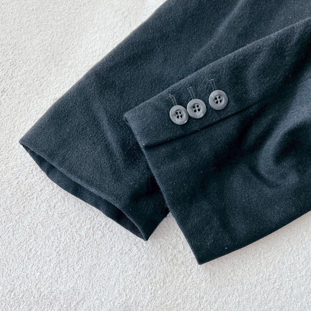 WIND ARMOR ダブルチェスターコート カシミヤ100％ 黒 M ブラック