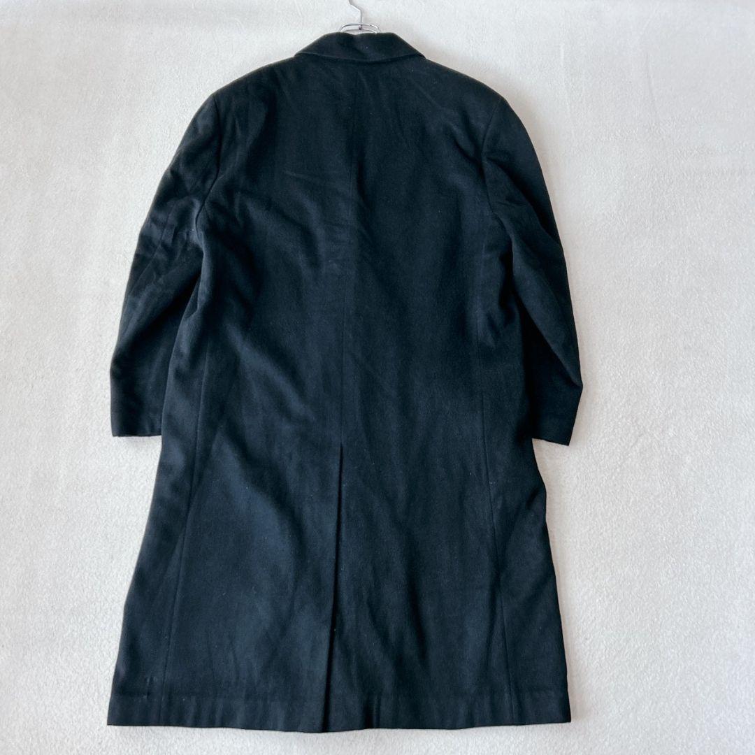 WIND ARMOR ダブルチェスターコート カシミヤ100％ 黒 M ブラック