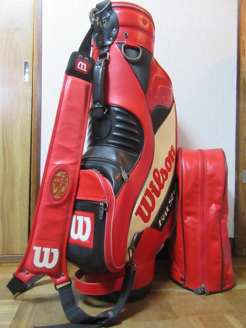 ★激レア コレクション★ウイルソン★FatShaft★3点式バック★レッド★