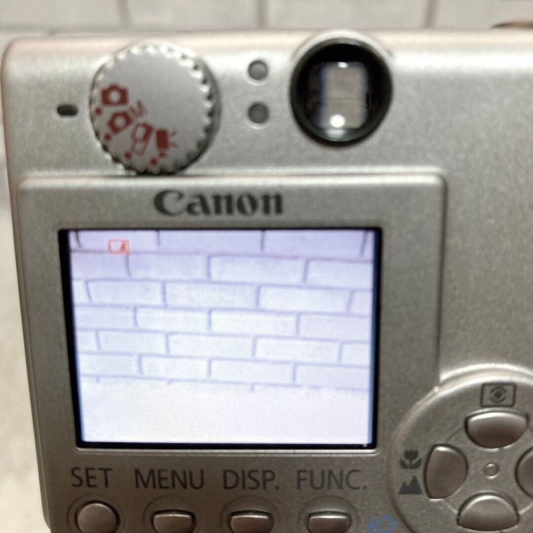 【動作品】 Canon IXY DIGITAL 450 デジカメ シルバー