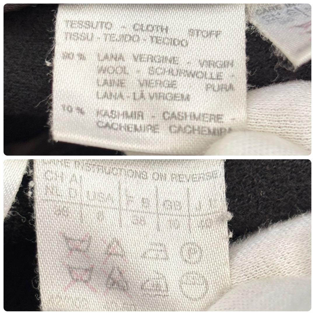 MaxMara マックスマーラ ウール×カシミヤ　ケープ風コート サイズ40 黒