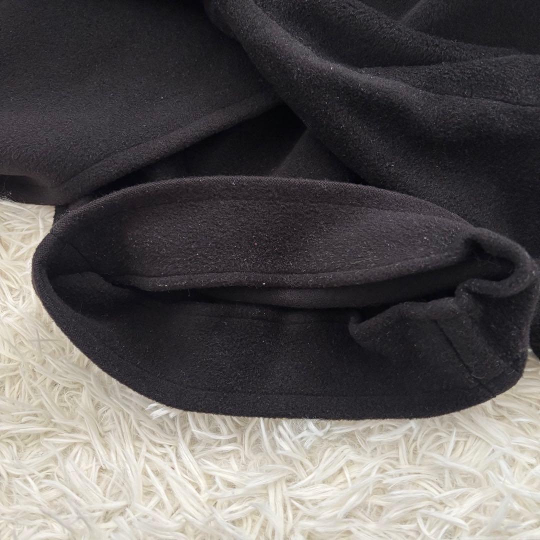 MaxMara マックスマーラ ウール×カシミヤ　ケープ風コート サイズ40 黒