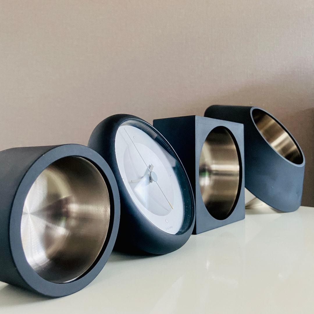 ◉ 黒川雅之 デスクオーガナイザー & クロック セット ポストモダン