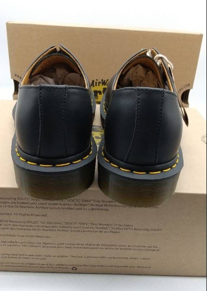 本日発送！！Dr. Martens 3ホール 1461ブラックローファー25cm