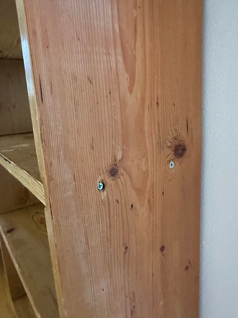 アンティーク木製 5段オープンシェルフ