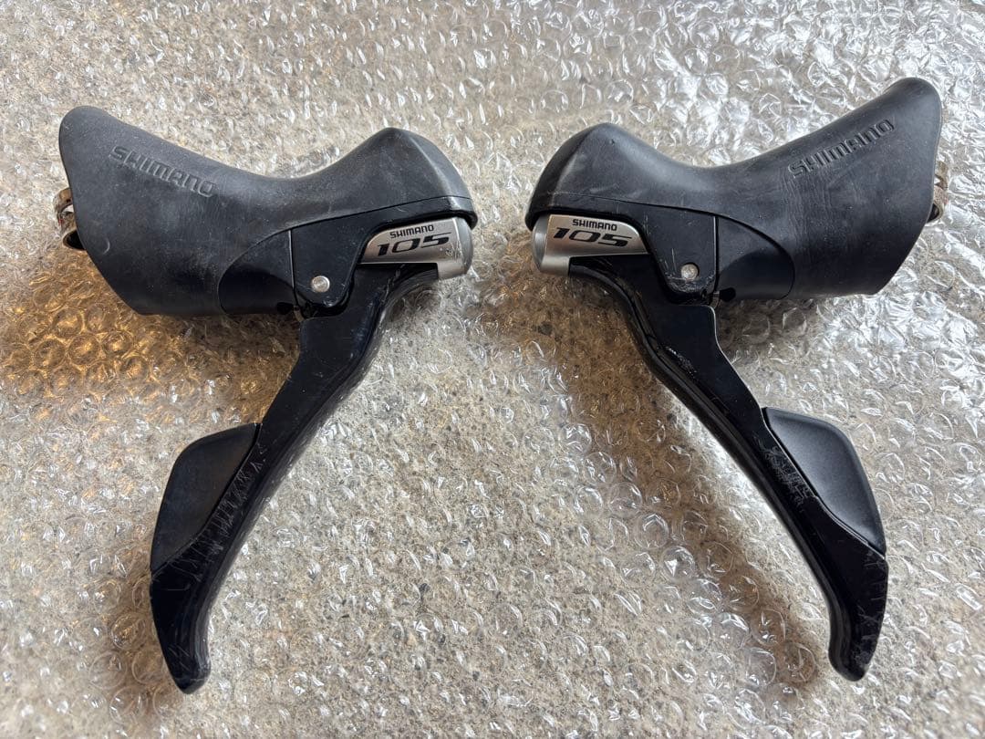 Shimano 105 5800系 STIレバー、ブレーキ、前後ディレイラー