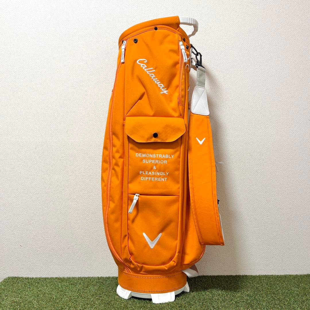 状態良好｜Callaway キャロウェイ　アドバンス　キャディバッグ　オレンジ