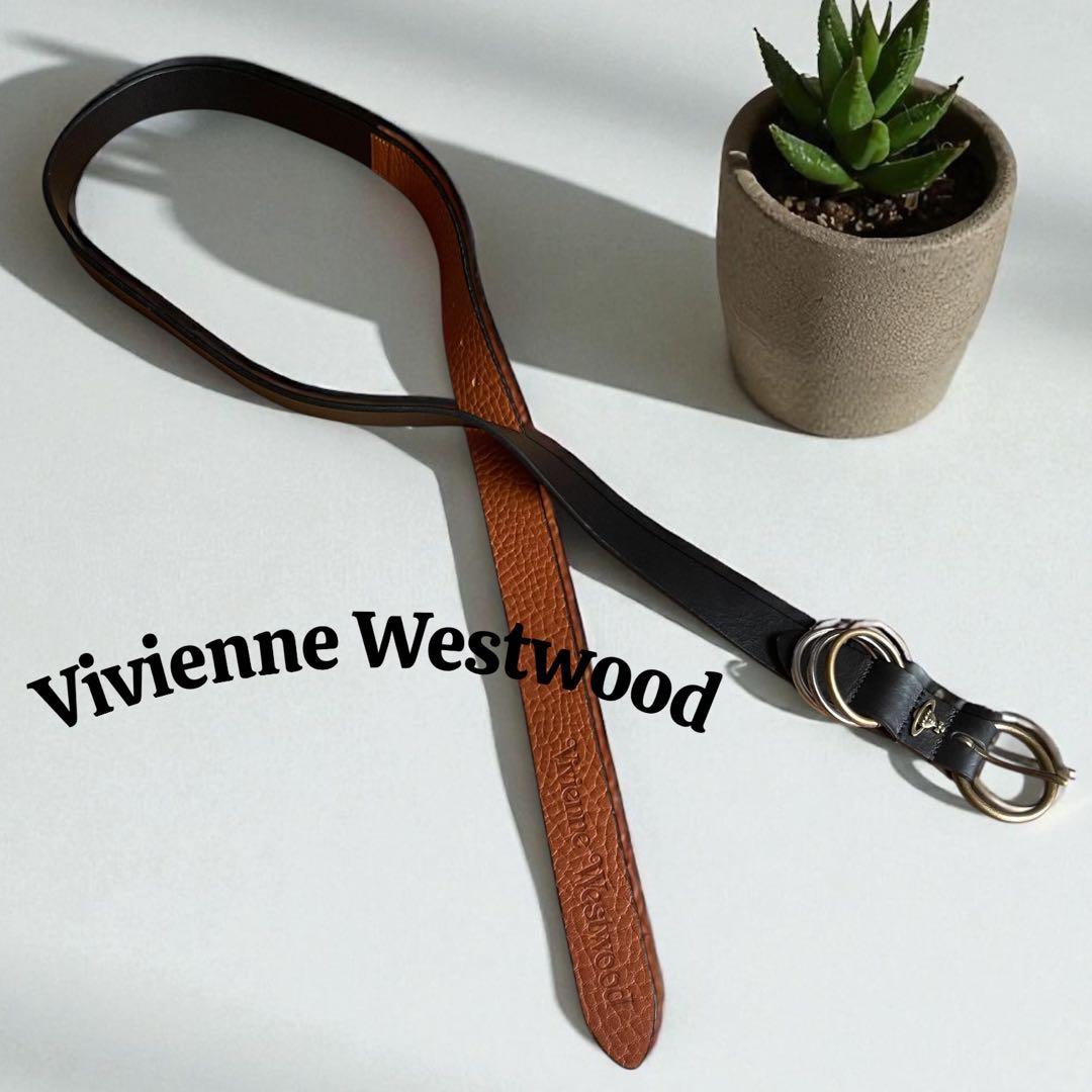 MuyuMuyu 様VivienneWestwood レザー切り替え ベルト美品