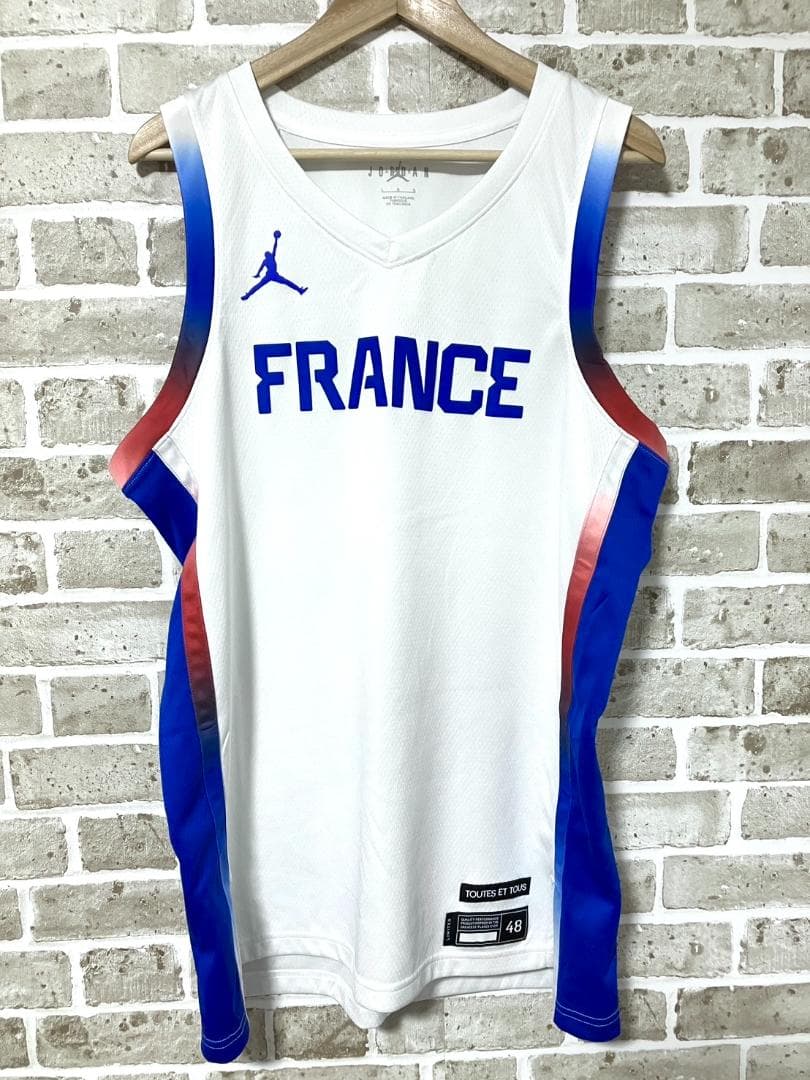 【24時間以内/匿名発送】エアジョーダン バスケ フランス代表ユニフォーム 48
