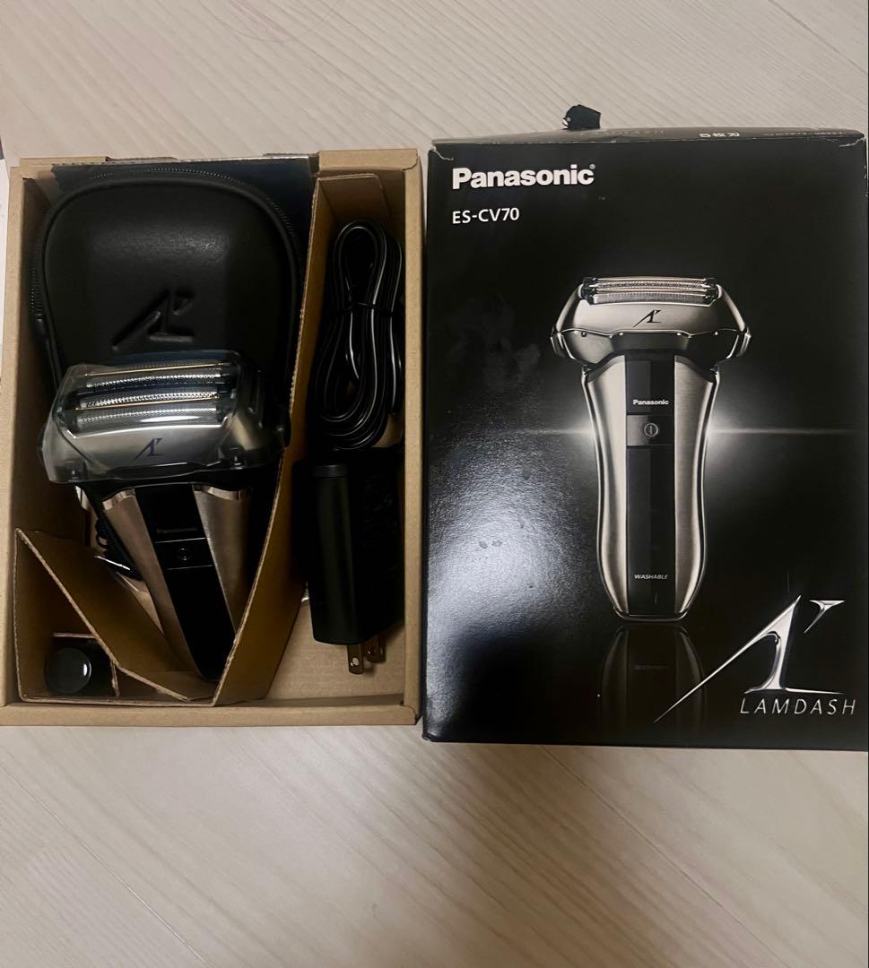 パナソニック ラムダッシュ ５枚刃 ES-CV70 シルバー