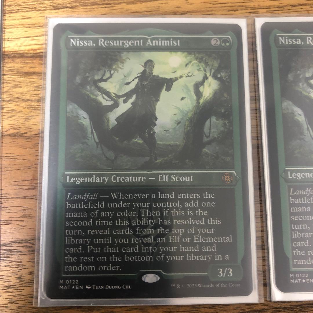 MTGカード 復活した精霊信者、ニッサfoil