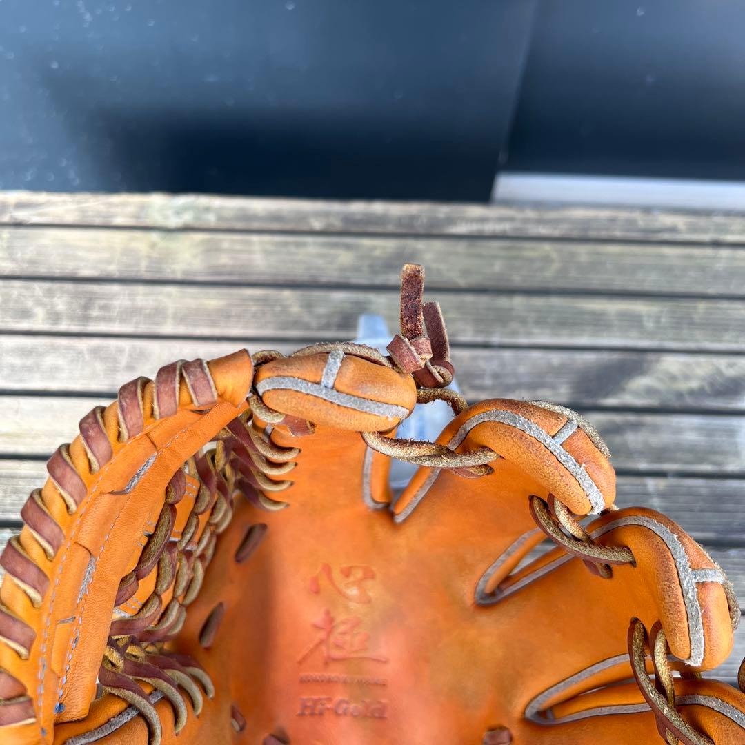 軟式グローブ　ハイゴールド　心極