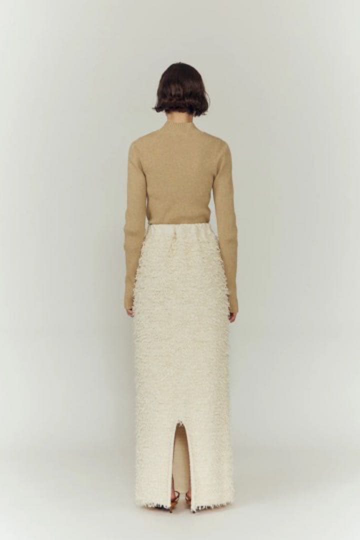 スカート Eaphi DOUBLE WAIST KNIT SKIRT