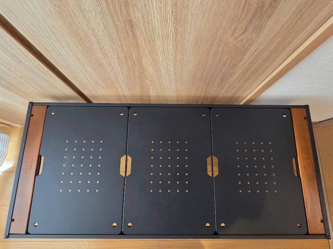 【MUTO・プルマ】IGTテーブル/別売ハンギングラック/(カゴ用ワイヤー)付き