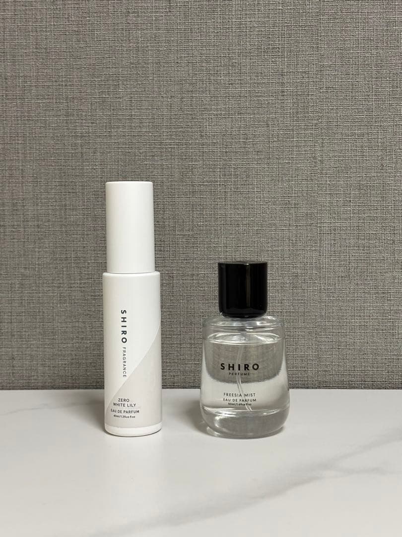 shiro フリージアミストオードパルファン ゼロホワイトリリーオードパルファン
