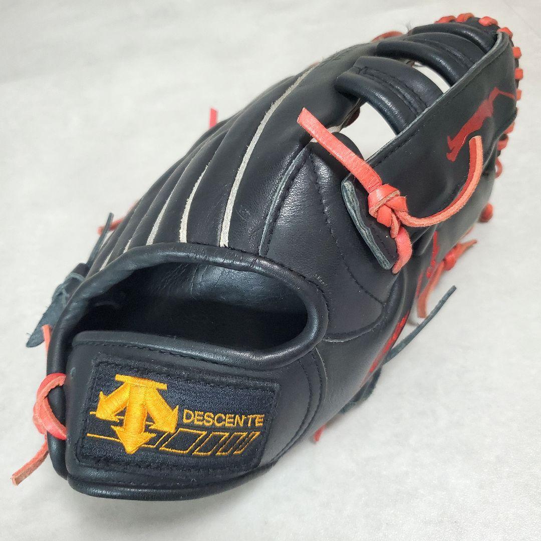 デサント 日本製 新庄剛志モデル シルエット刻印 外野用 軟式グローブ