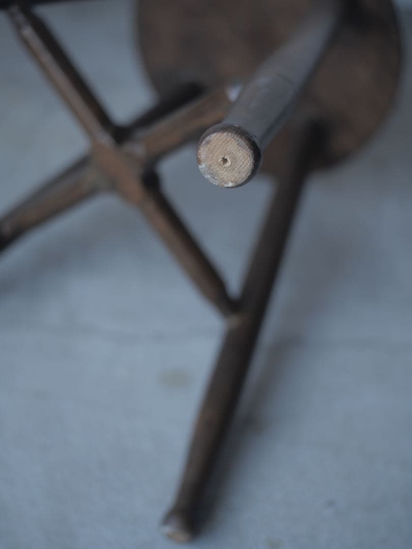 丸椅子　丸　スツール　古家具　古道具　アンティーク　昭和レトロ