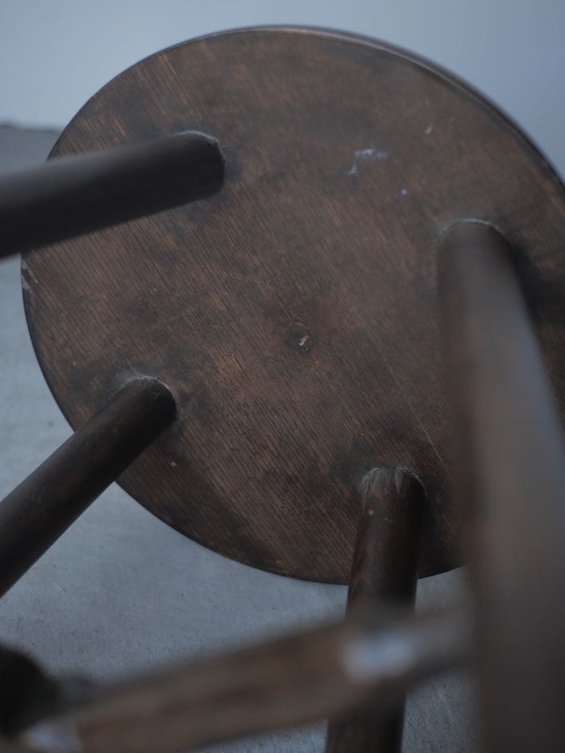 丸椅子　丸　スツール　古家具　古道具　アンティーク　昭和レトロ