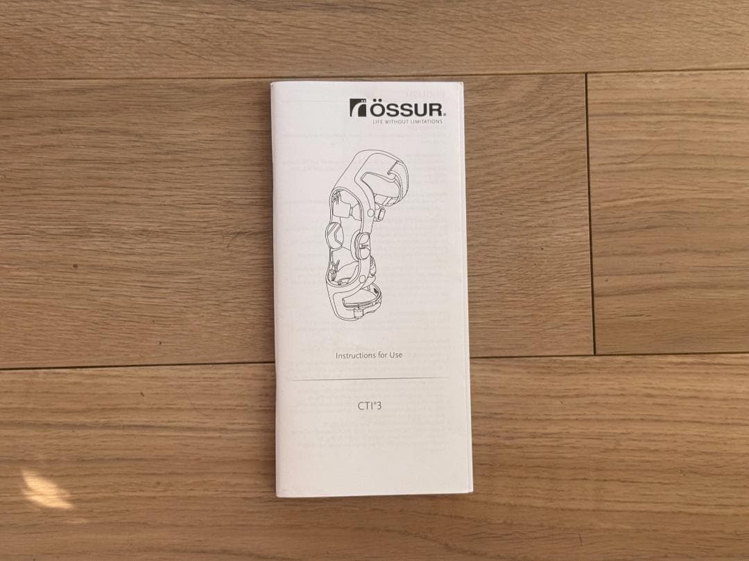 Össur（オッサー）CTi 3 ・ 膝装具 ニーブレース 右膝用 ブラック